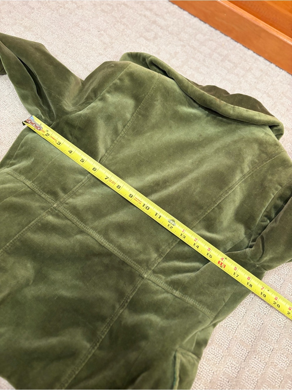 J. Crew Bella Green Velvet Blazer Jacket Vintage Women's 8 - Picture 14 of 14